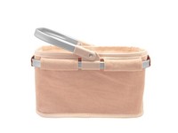 "Tanner DER Kleine Kaufmann Tanner Deco - Tragekorb Aus Cord \"Peach Blossom\""