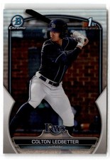 2023 Bowman Draft Chrome 1st Bowman Refractors Colton Ledbetter #BDC-34