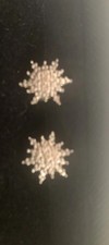 Genuine Diamond Earrings Silver/Gold Plated