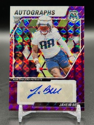 2024 Mosaic - Autographs Mosaic Jaheim Bell #AM-JBL Purple Prizm /49 (AU, RC)