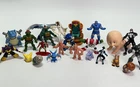 Vintage 90s 00s MUSCLE Z-Bots Marvel TMNT Pokemon Mini Figure Mix Toy Lot of 20+