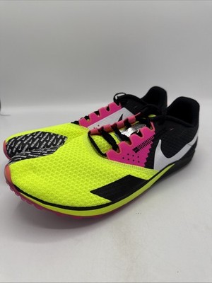 Nike Rival XC 6 Cross-Country No Spikes Volt/Hyper Pink DX7999-700 Mens Sz 9.5