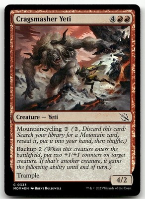 Cragsmasher Yeti #333 (Foil) (NM) March of the Machine MOM Magic MTG