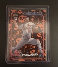 2024 Topps Update Ryan Fernandez US111 RC Holiday Mummy Rookie #09/50 Cardinals