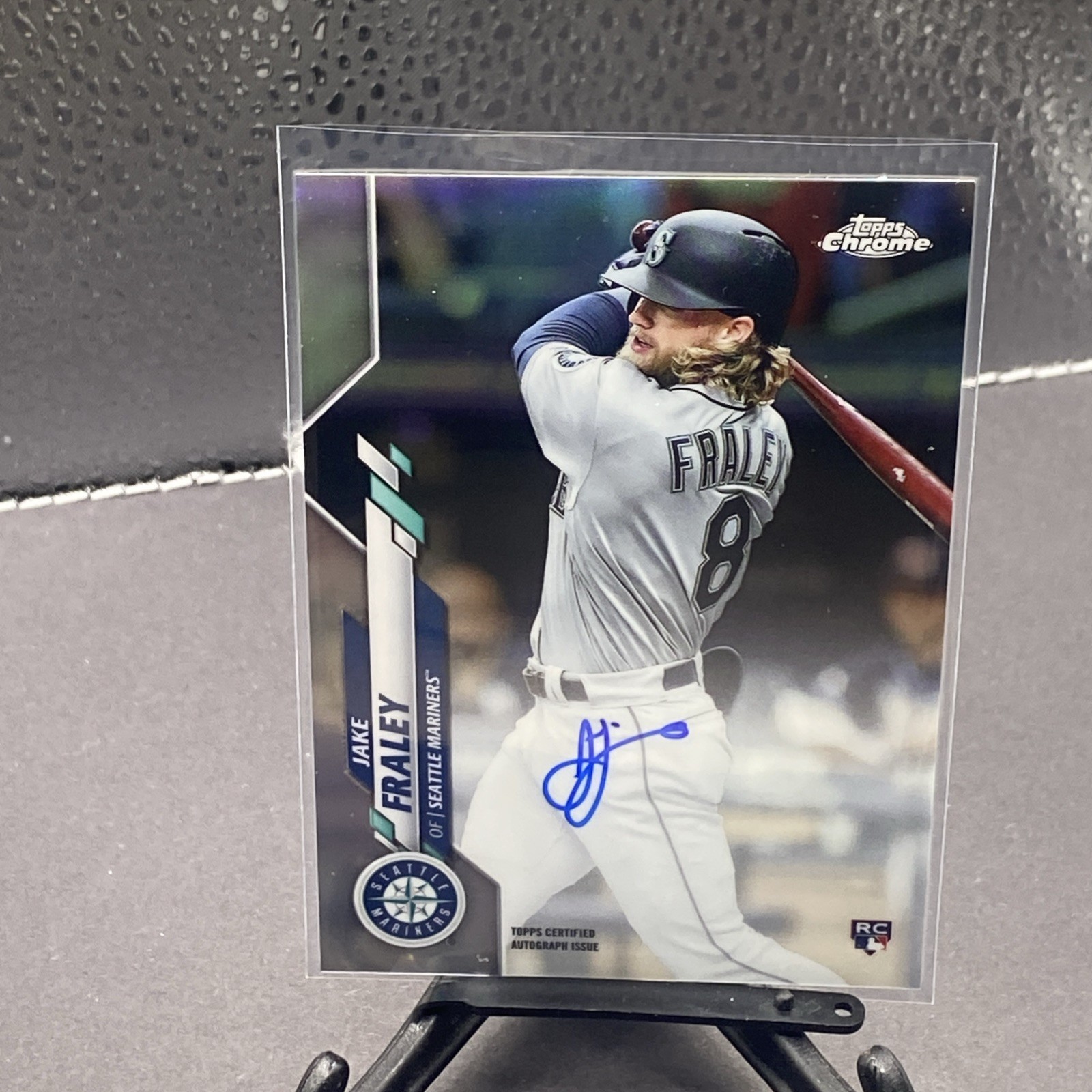 2020 Topps Chrome Jake Fraley Rookie On Card Auto Autograph Refractor #348/499