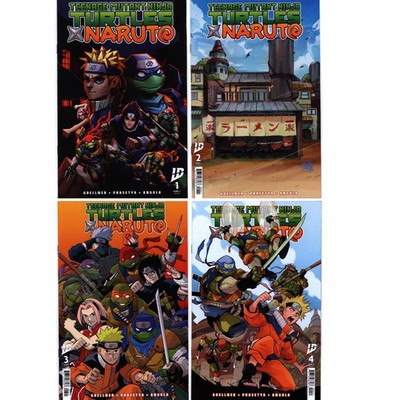 Teenage Mutant Ninja Turtles X Naruto: #1 2 3 4 [CVR D Set] 2024