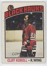 1976-77 O-Pee-Chee Cliff Koroll #242 0a4