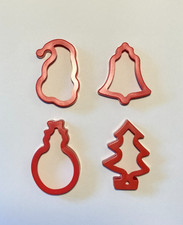 Vintage Christmas Cookie Cutters - Santa, Bel...