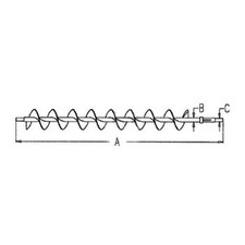 Used Clean Grain Auger fits International 1440 1460 1470 191737C1 1319169C1