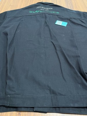 RAF SIMONS RS JOY DIVISION SUBSTANCE OVERSIZED DENIM JACKET BLACK