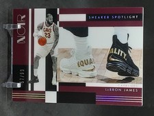 LEBRON JAMES 2024-25 NOIR SNEAKER SPOTLIGHT #57/99 CAVALIERS QQ