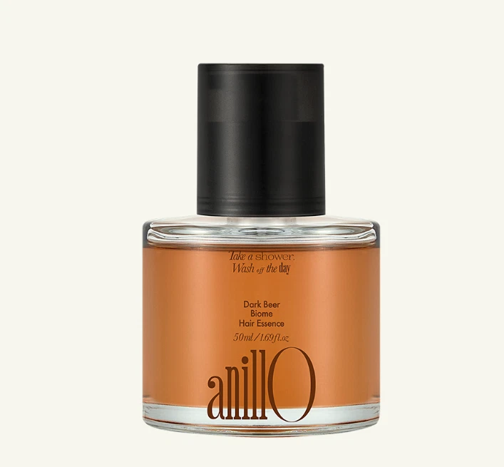 anillO Dark Beer Biome Hair Essence 50ml – Fragrant Hair Oil K-Beauty Glow Hair