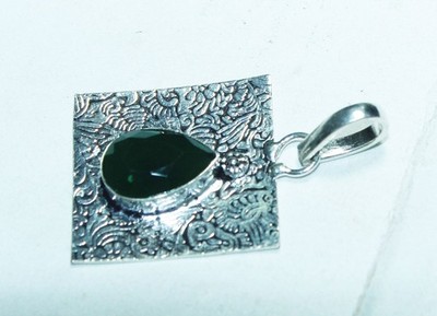 Green Onyx Pear Shape Gemstone Handmade Pendant Jewelry Pendant Size 1.5 Inches