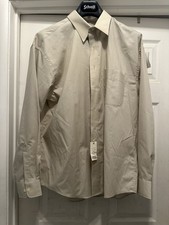 Yves Saint Laurent YSL Cement Dress Shirt New Men s 17 34/35