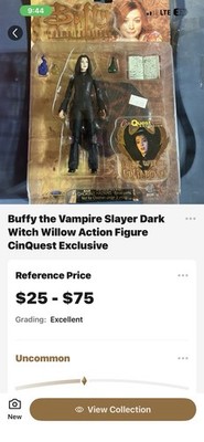 Moore Buffy Vampire Slayer Dark Witch Willow Action Figure CinQuest Exclusive