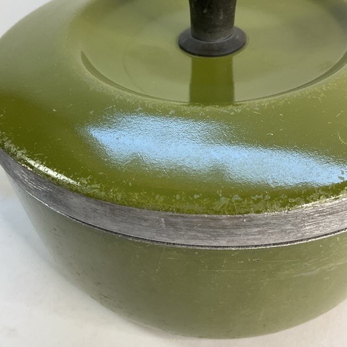 Vintage SEARS Aluminum Saucepan Cookware 1 1/2 Qt Avocado Green Made in USA - Picture 11 of 11