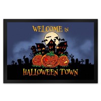 FußMatte XL In 40X60 Cm Mit Gruseligen Halloween Design Und Spruch - Welcome In
