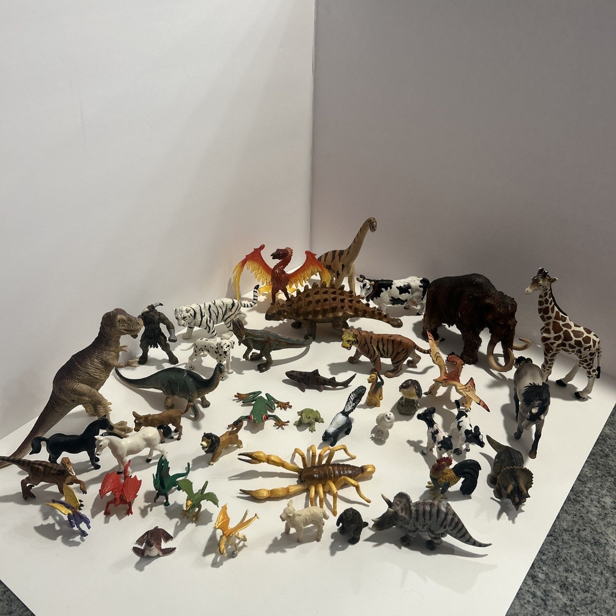 Vintage Animal Figurines Lot 90s - Early 2000s Schleich Safari LTD