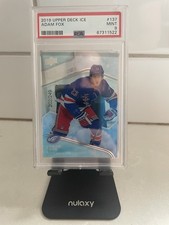 Adam Fox RC 2019 Upper Deck Ice Clear Cut /249 PSA 9