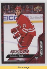 2016-17 Upper Deck Compendium Rookies Red Sebastian Aho #860 READ m0p