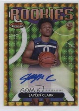 2023-24 Topps Finest Rookie Gold Geometric Refractor 1/50 Jaylen Clark Auto 1b30