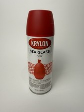 Krylon Sea Glass RUBY red Spray Paint DIY Frosted 12 oz K09052007