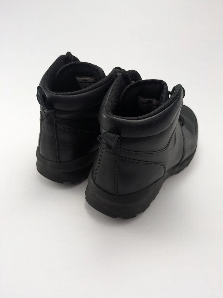 Hombres Nike ACG Manoa Triple Negro Exterior Senderismo Cuero Botas 454350-003 Talla 12 Foto 4 de 4