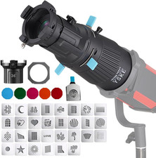 -Bowens Mount Spotlight Conical Optical Snoot Kit 36 ,Photography Studio Lightin