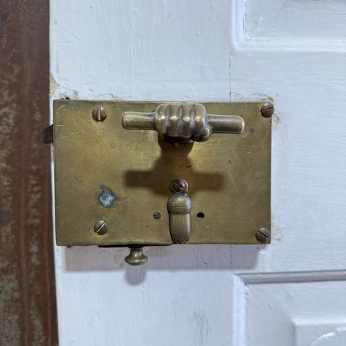 Alte Zimmertür / Barock um 1800 / Din.links / 4 Füllungen / H194 B97 S3cm - Bild 11 von 13