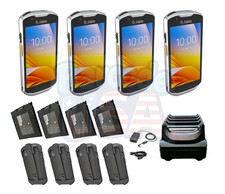   SET OF 4  Zebra TC57x Wireless Android Handheld 2D/1D/QR Barcode Scanner    