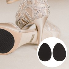 6 Pairs High- Heeled Sole Pads Sole Anti-slip Pads Black Shoe Grips Stickers