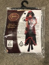 Day of the dead woman costume size large