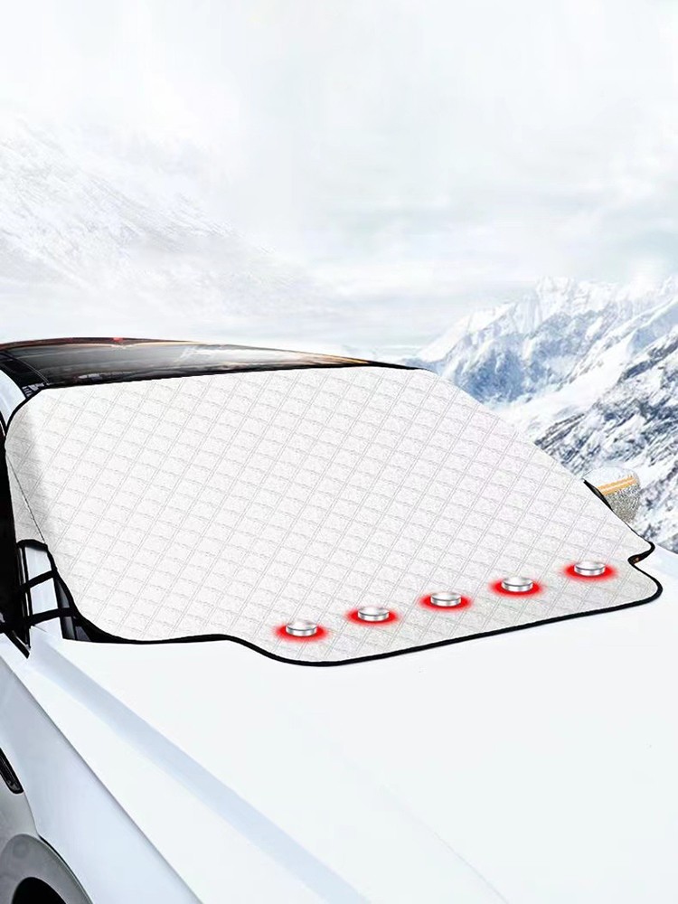 Windshield Snow Cover Thickened Winter Frost And Snow Protection Car Windshield