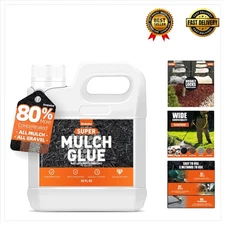 32oz Fast-Dry Rock Glue: Non-Toxic, Weather-Resistant Gravel Binder for Gardens