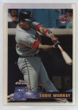 1996 Topps Chrome Refractor Eddie Murray #34 HOF 0qn