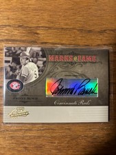 Johnny Bench Auto 2005 Absolute Memorabilia Marks of Fame 009/200 HOF Reds Card