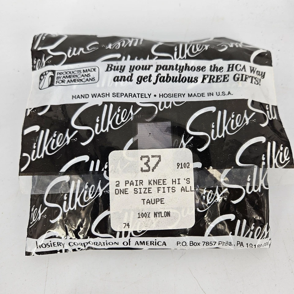 Medias hasta la rodilla Silkies para mujer talla única color topo lote de 4 paquetes 8 pares de nailon Foto 2 de 4