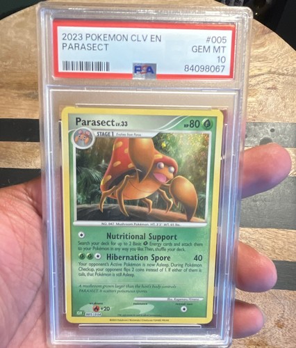 Pokemon Parasect 005/034 TCG Classic Classic Collection Holo English PSA 10