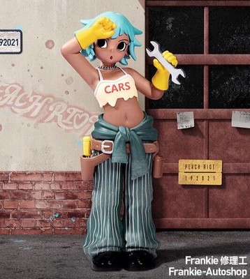 ミニチュアRIPCHUマーメイドオブジェ POP MART x Peach Riot Rush Hour Series Figure Dolls Toy - Frankie