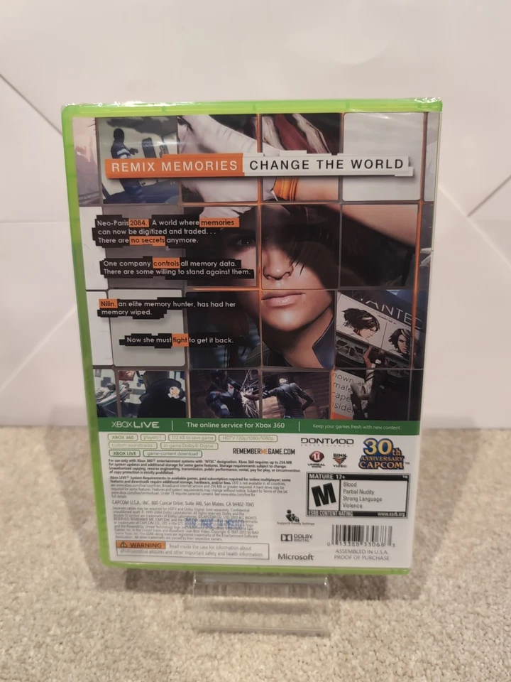Remember Me for Microsoft Xbox 360 Brand New Factory Sealed NTSC - Image 4 of 4