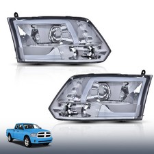 Led Drl Smoke Lens Headlights Leftright For 2009-2018 Dodge Ram 1500 2500 3500 Led Drl Smoke Lens Headlights Leftright For 2009-2018 Dodge Ram 1500 2500 3500