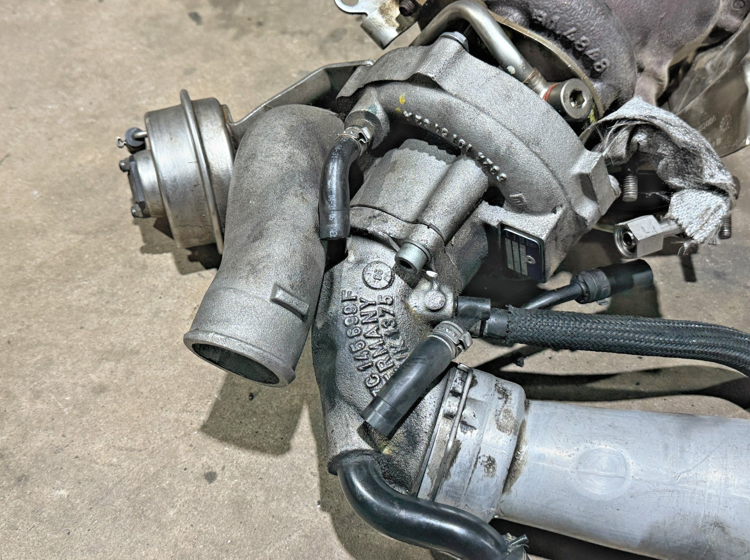06-11 Bentley Continental Flying Spur 6.0L W12 Right Turbo Turbocharger PO44 OEM