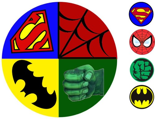 Marvel Superhero Hulk Spiderman Superman Batman 8\