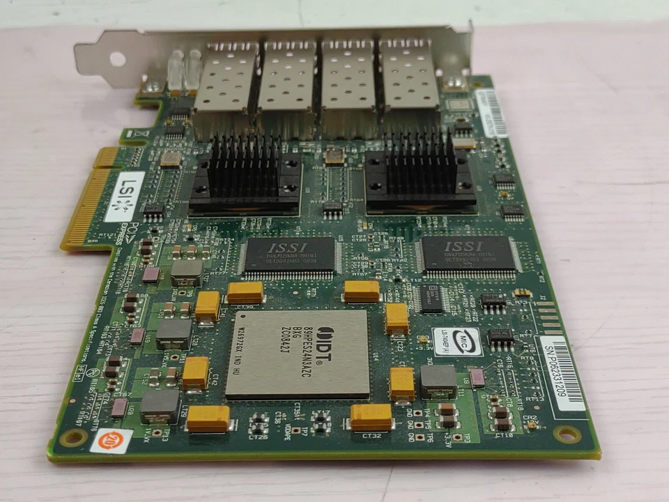 LSI Logic LSI7404EP PCI-E Quad-Channel 4Gb/s FC Host Bus Adapter - Image 3 of 4
