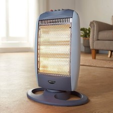 1200/800/400W Freestanding Oscillating Halogen Heater H36cm