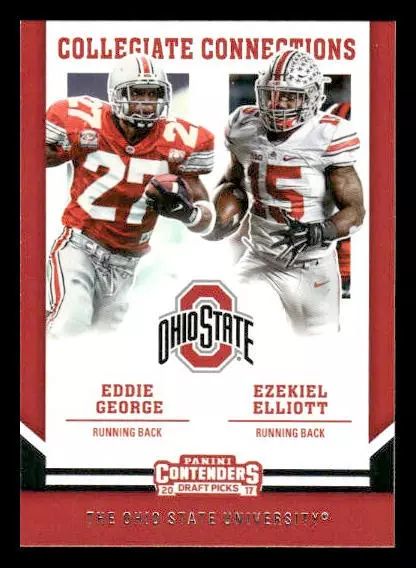 Eddie George trading card