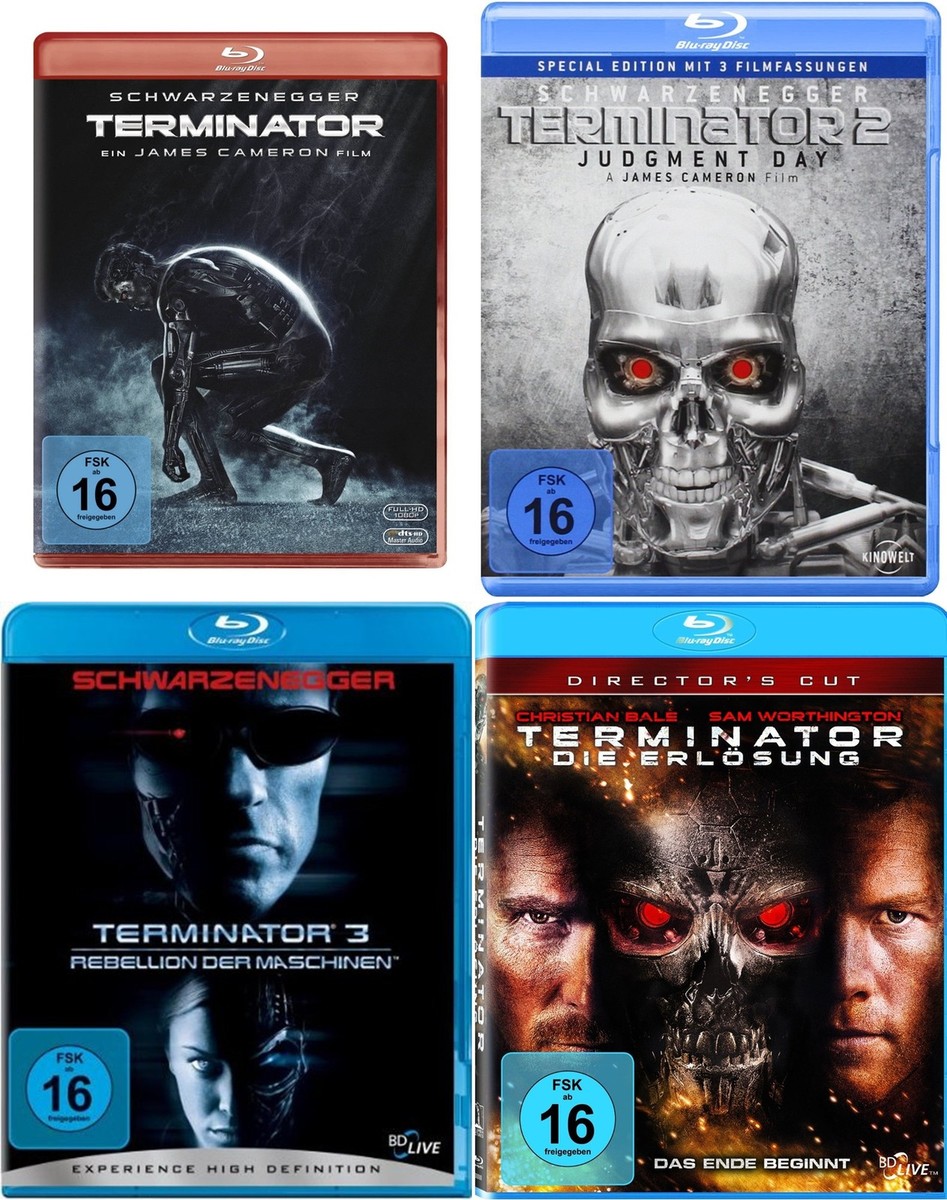 TERMINATOR DVDセット Terminator 1 2 3 Uncut Schwarzenegger 3 DVD Collection | eBay