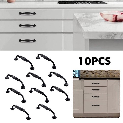 Black Modern Handles T Bar Pulls Kitchen Drawer Hardware Drawer