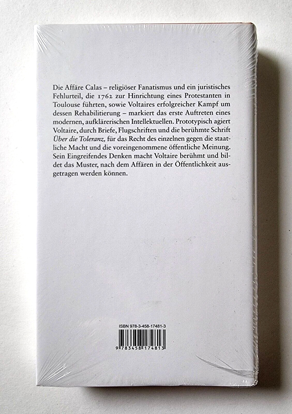 Thumbnail - Buch : Voltaire - Die Affäre Calas / Insel Verlag / Neu