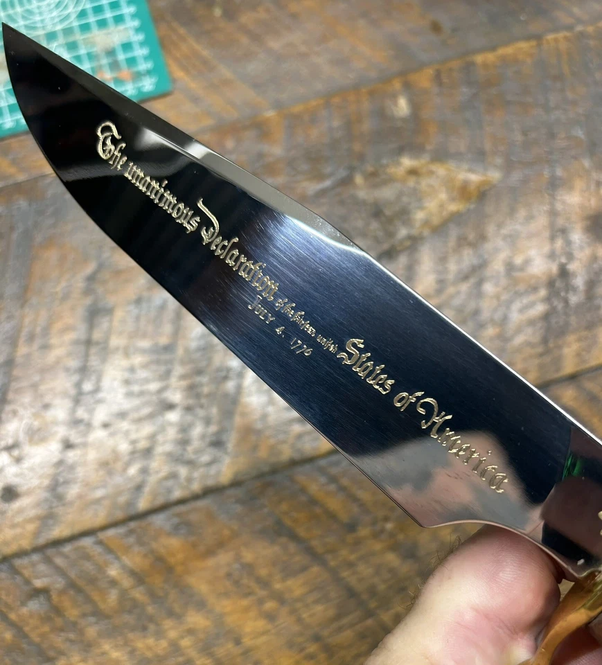 Cuchillo Bowie personalizado conmemorativo Browning Foto 4 de 4